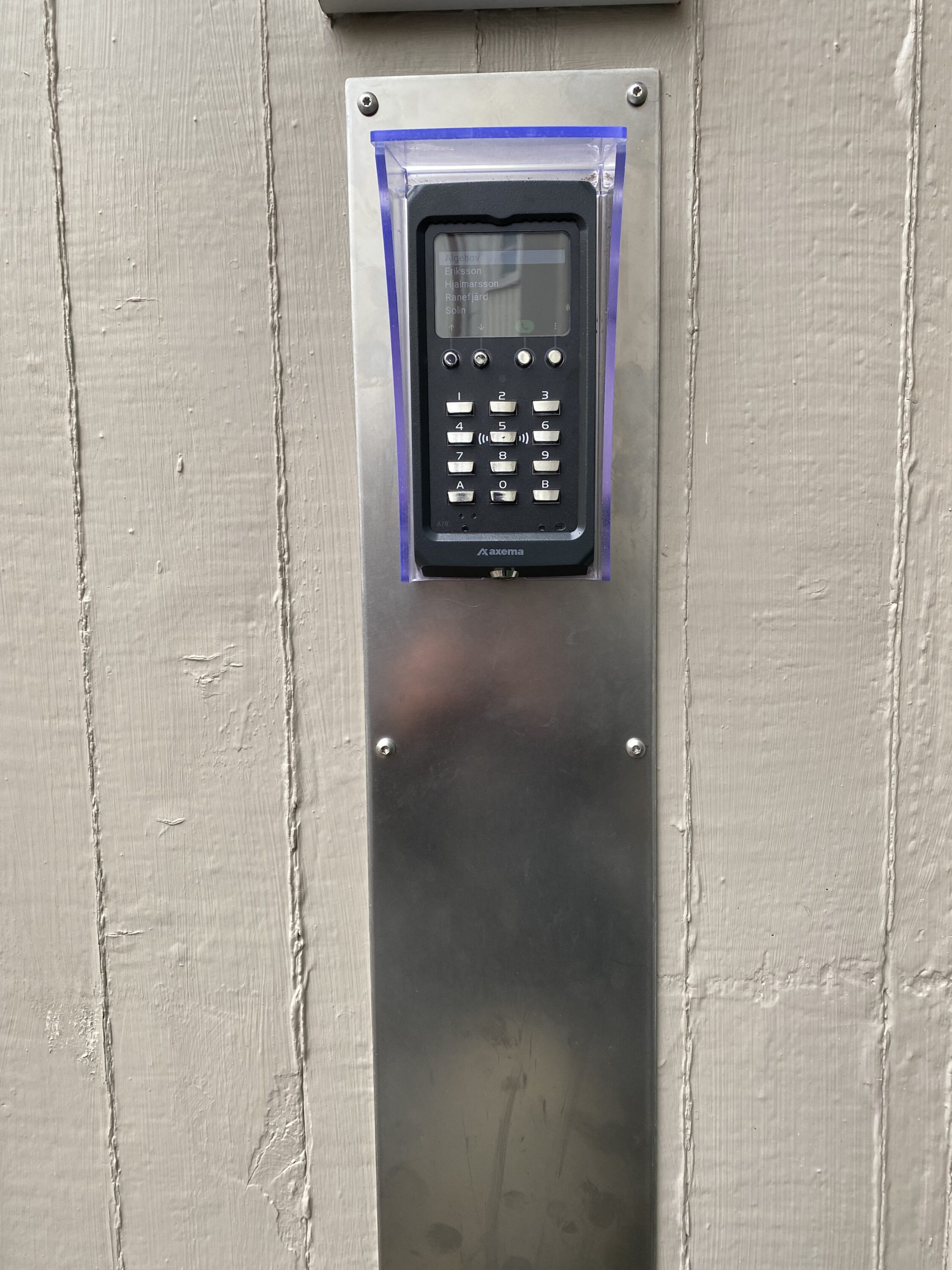 porttelefon, Axema, Göteborg